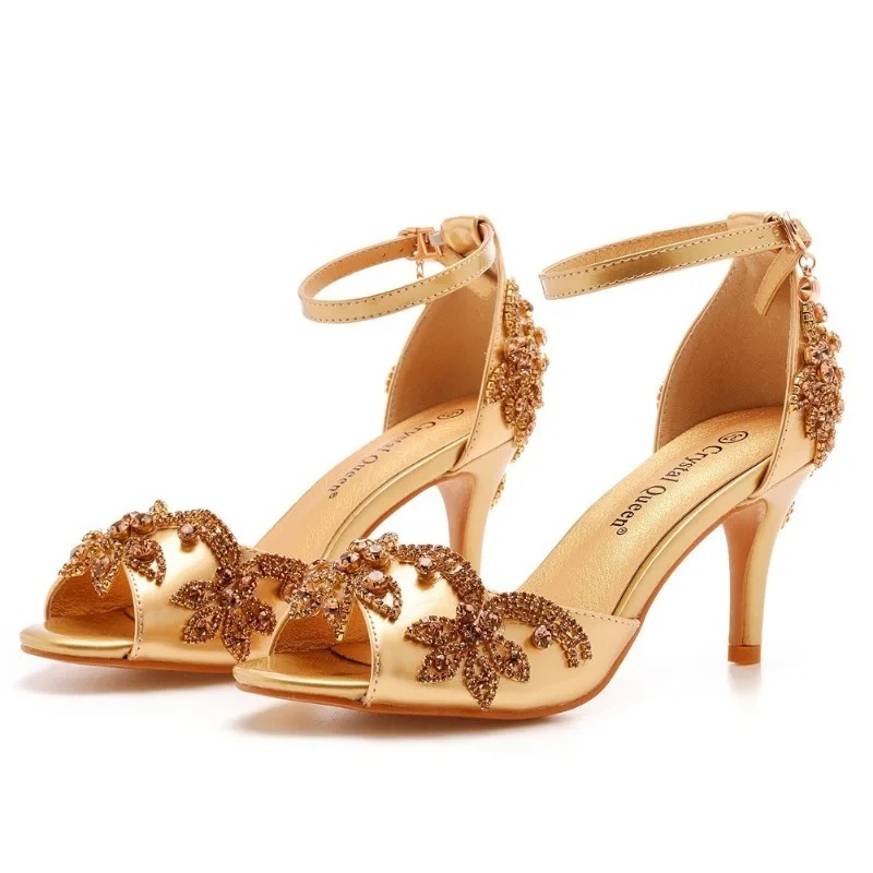 Wedding Shop - Fashion Designer Women's Shoes Luxury Rhinestone