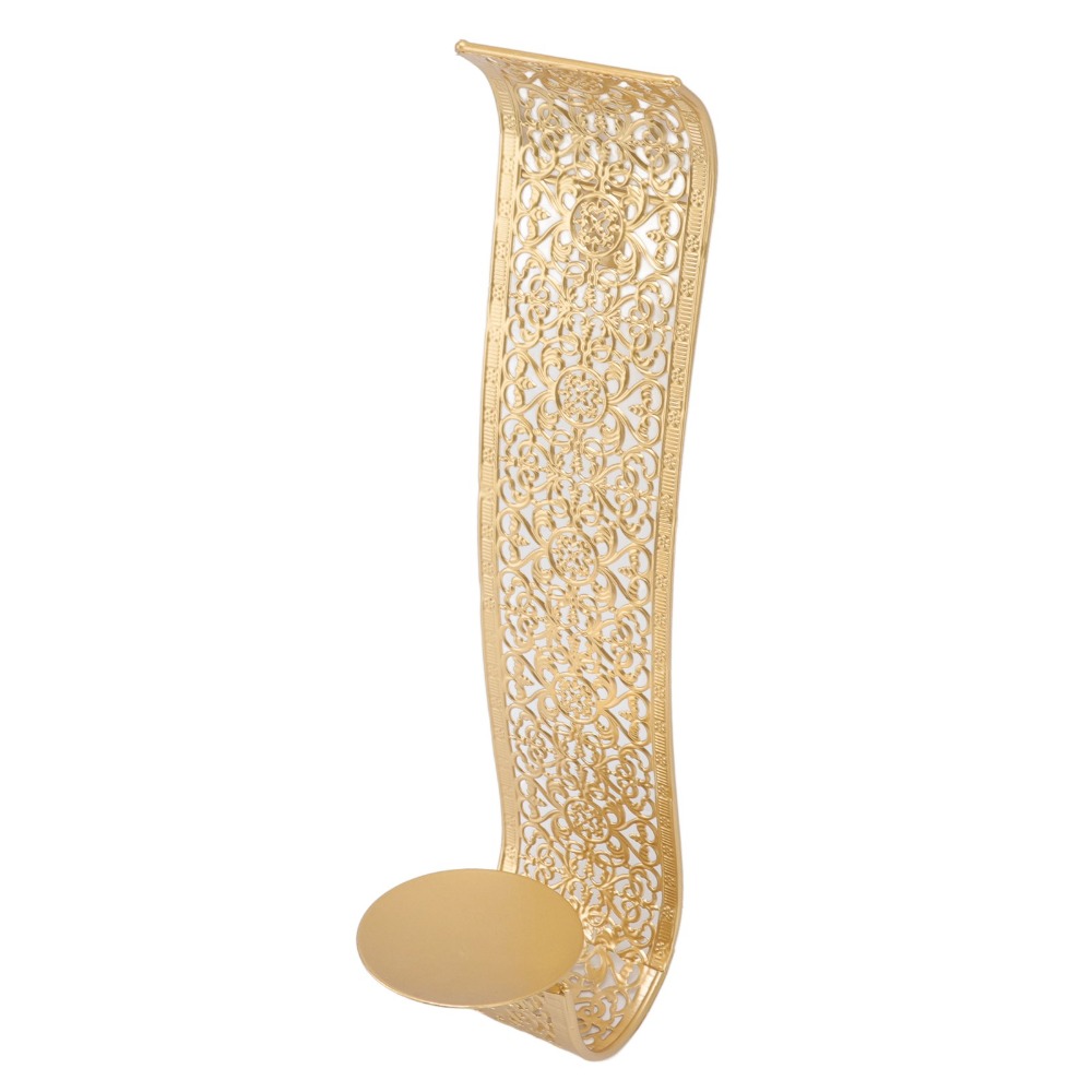 Iron Wall Candle Holder 15.16x - Wedding Solution 评论和价格