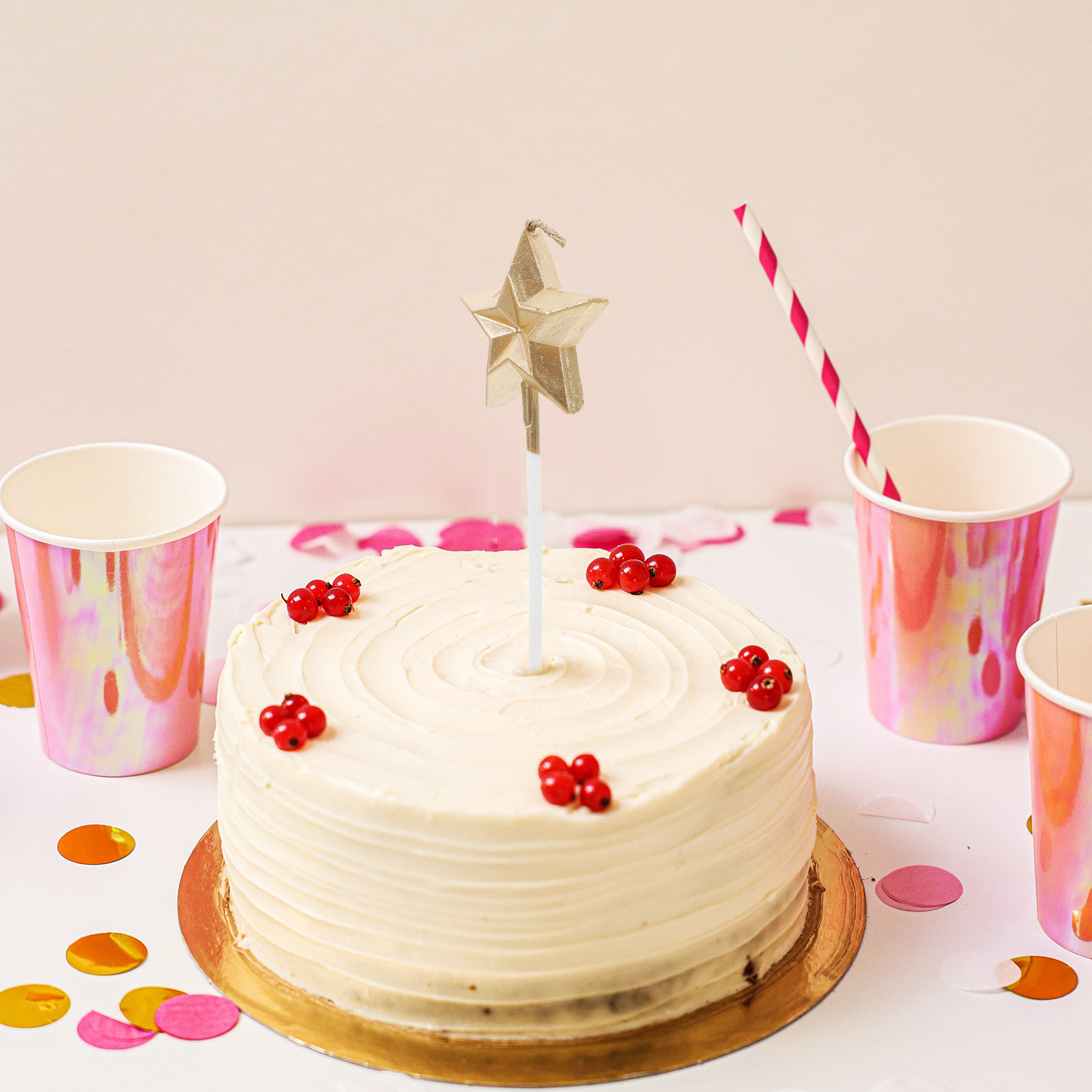 8Pcs Glitter Metallic Birthday - Wedding Supply Decor 评论和价格