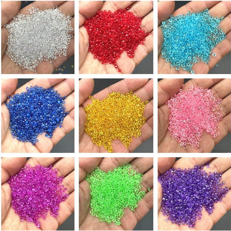 3000pcs Mini Crystal Faux Diam - Wedding Supply Decor 评论和价格