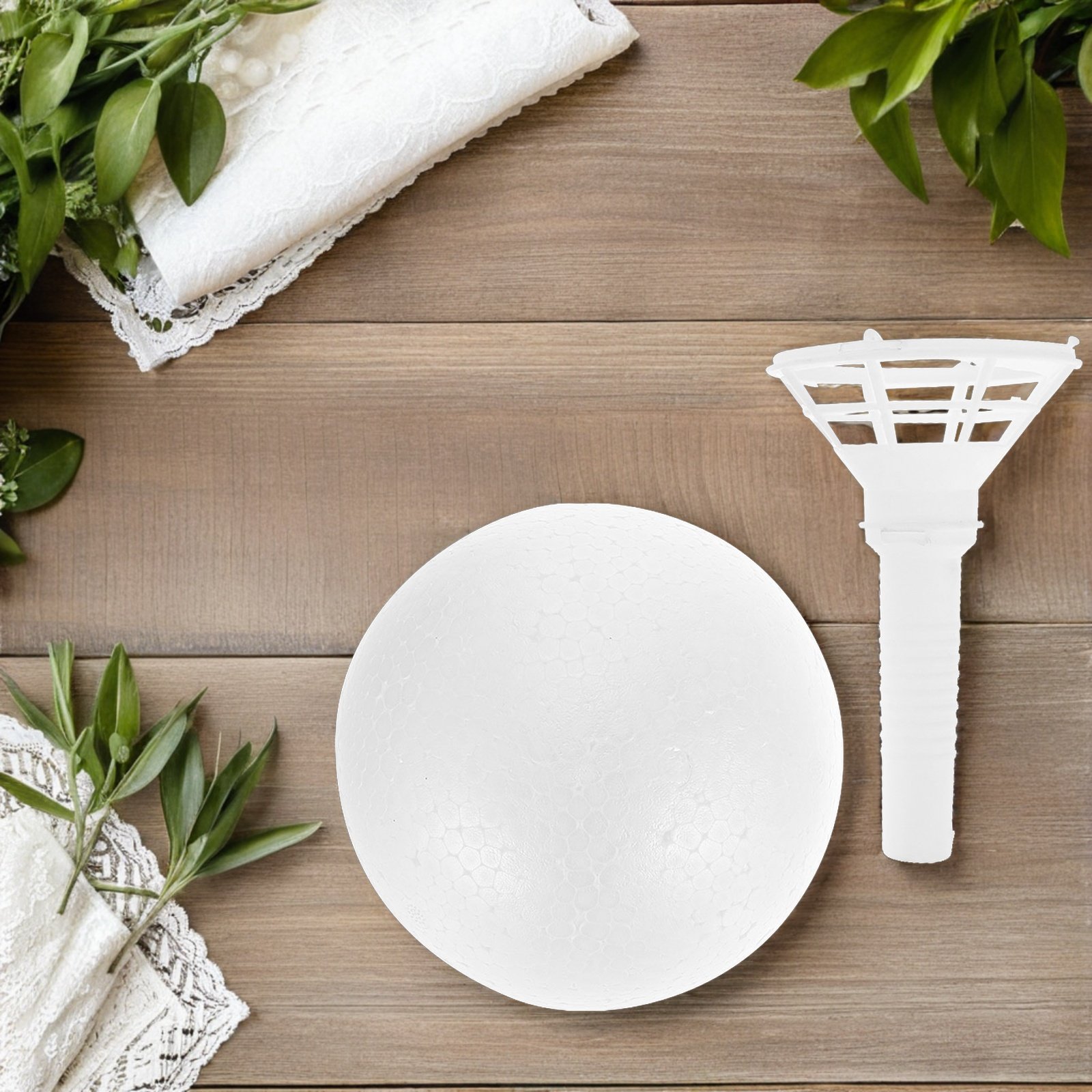 1Set Foam Bouquet Holder Brida - Wedding Supply Decor 评论和价格
