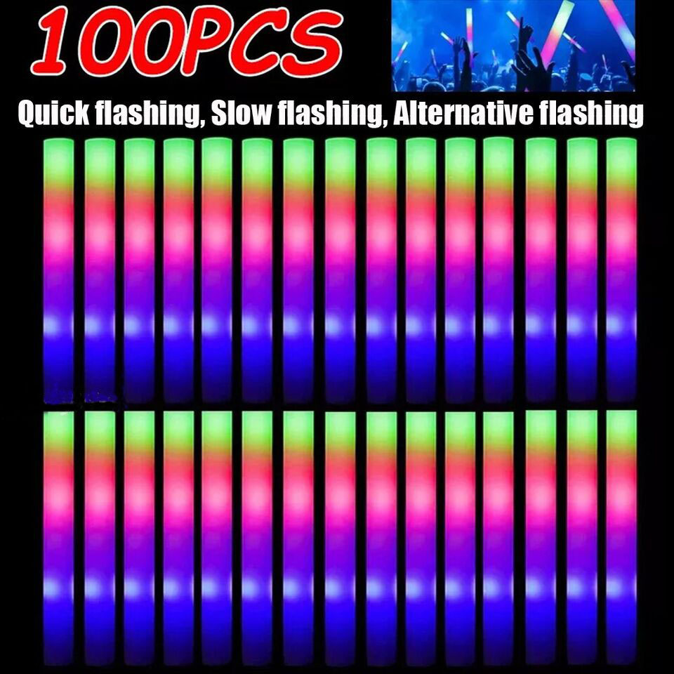 Glow Sticks Bulk 100Pack LED L - Wedding Supply In Bulk 评论和价格