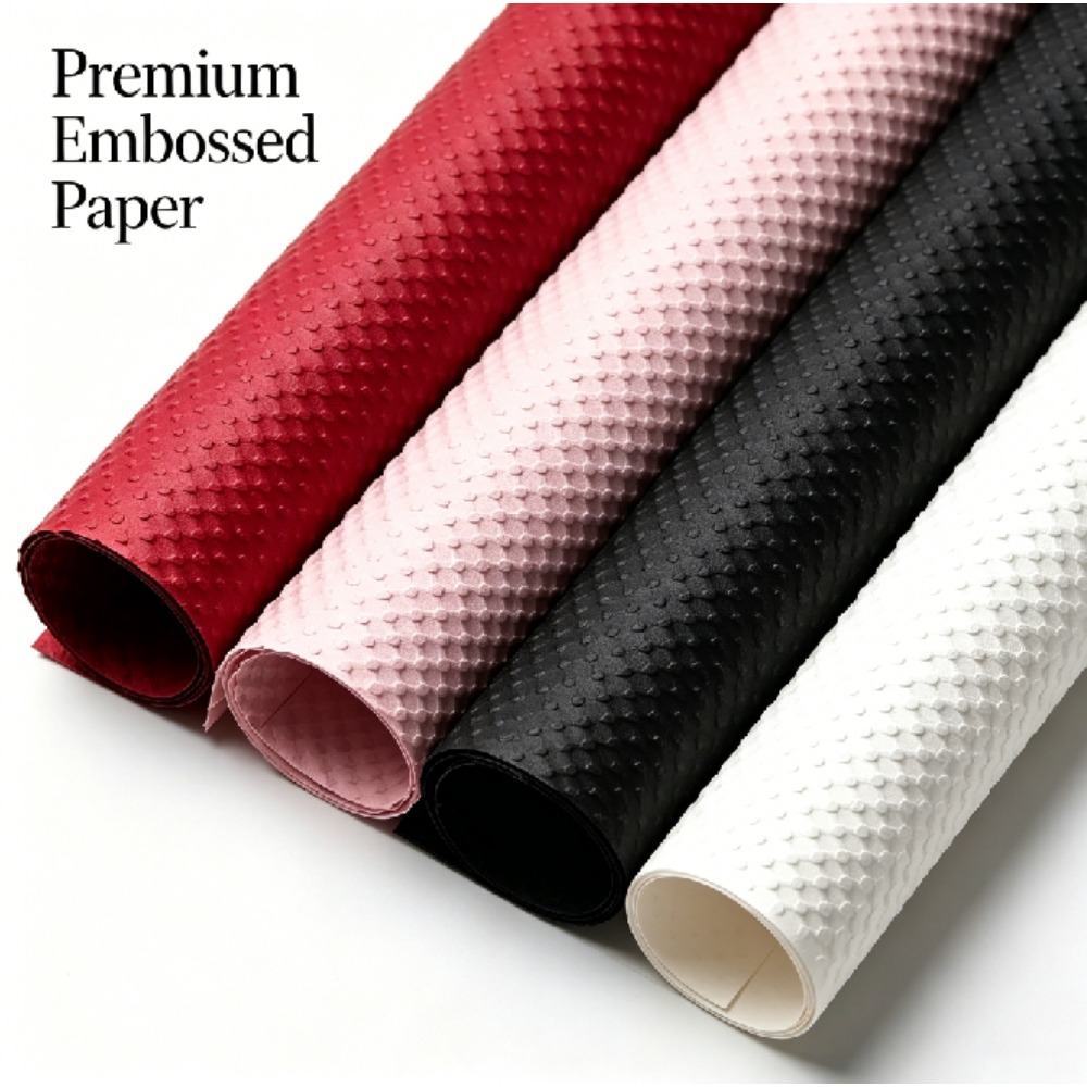3D Dot Embossed Floral Wrap Pa - Wedding Supply Decor 评论和价格