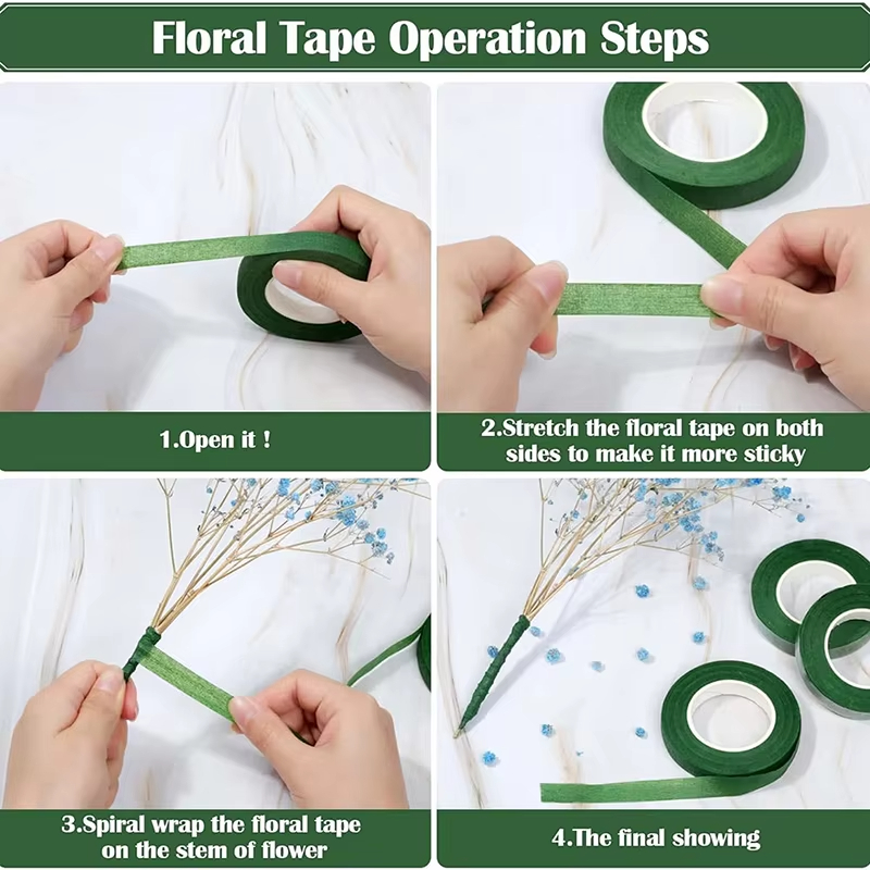 20Yards Green Bouquet Floral T - Wedding Supply Decor 评论和价格