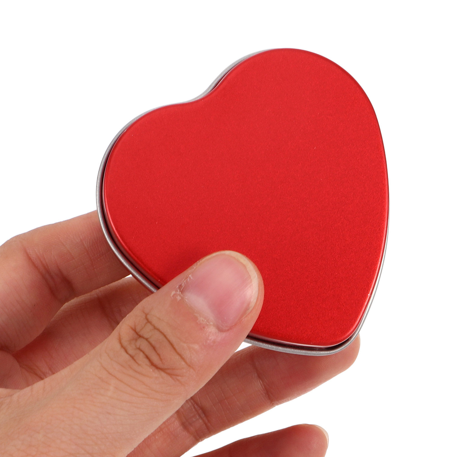 6Pcs Heart Design Matte Tin Bo - Wedding Solution 评论和价格
