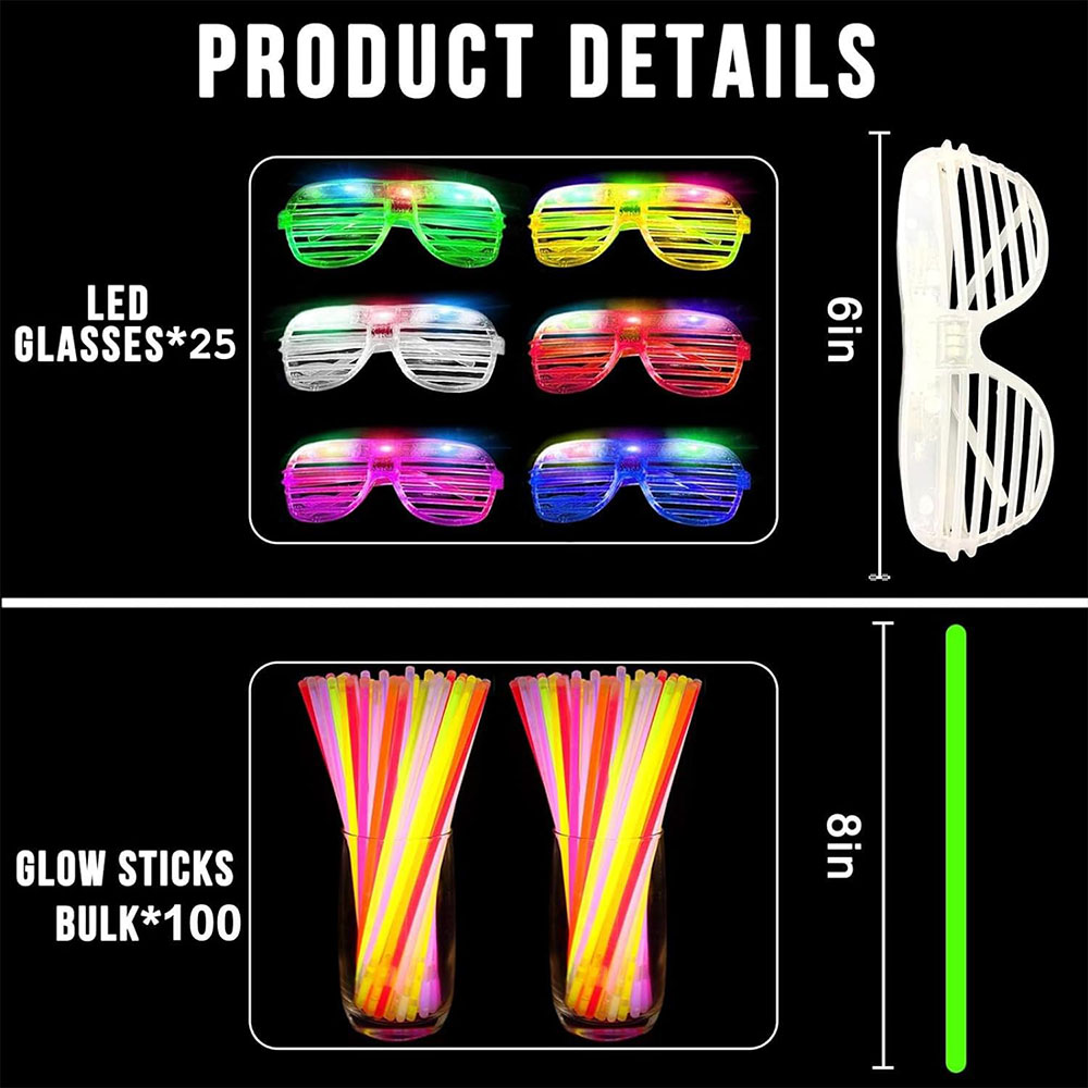 136Pack Glow in The Dark Light - Wedding Supply In Bulk 评论和价格