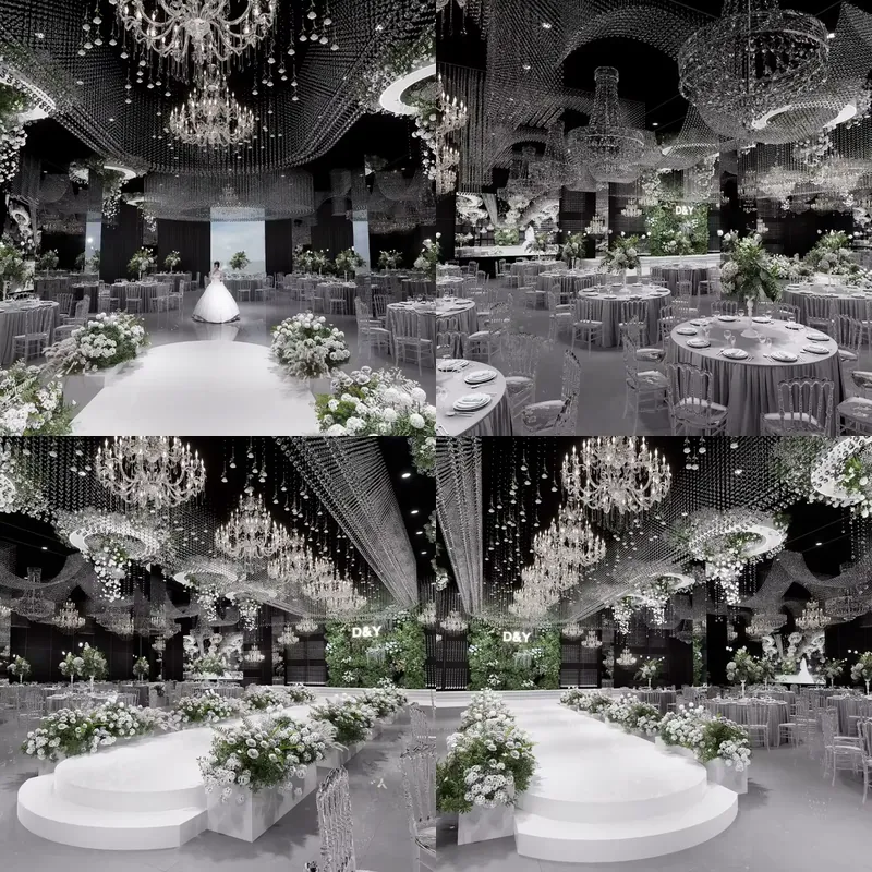 Customized Large Luxury LED Ch - Wedding Solution 评论和价格