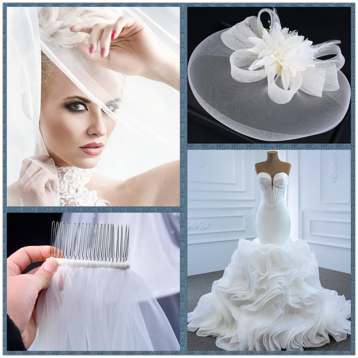 Stiff Polyester Horsehair Brai - Wedding Dress Supply 评论和价格