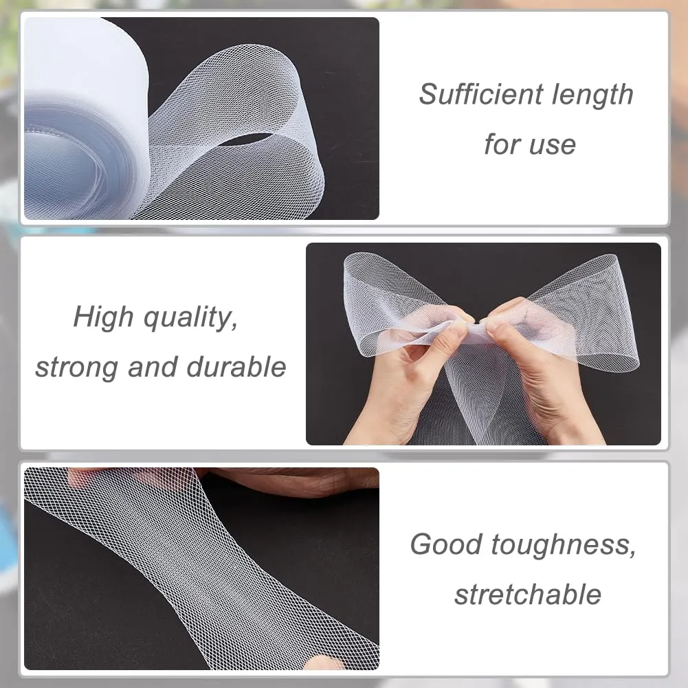 Stiff Polyester Horsehair Brai - Wedding Dress Supply 评论和价格
