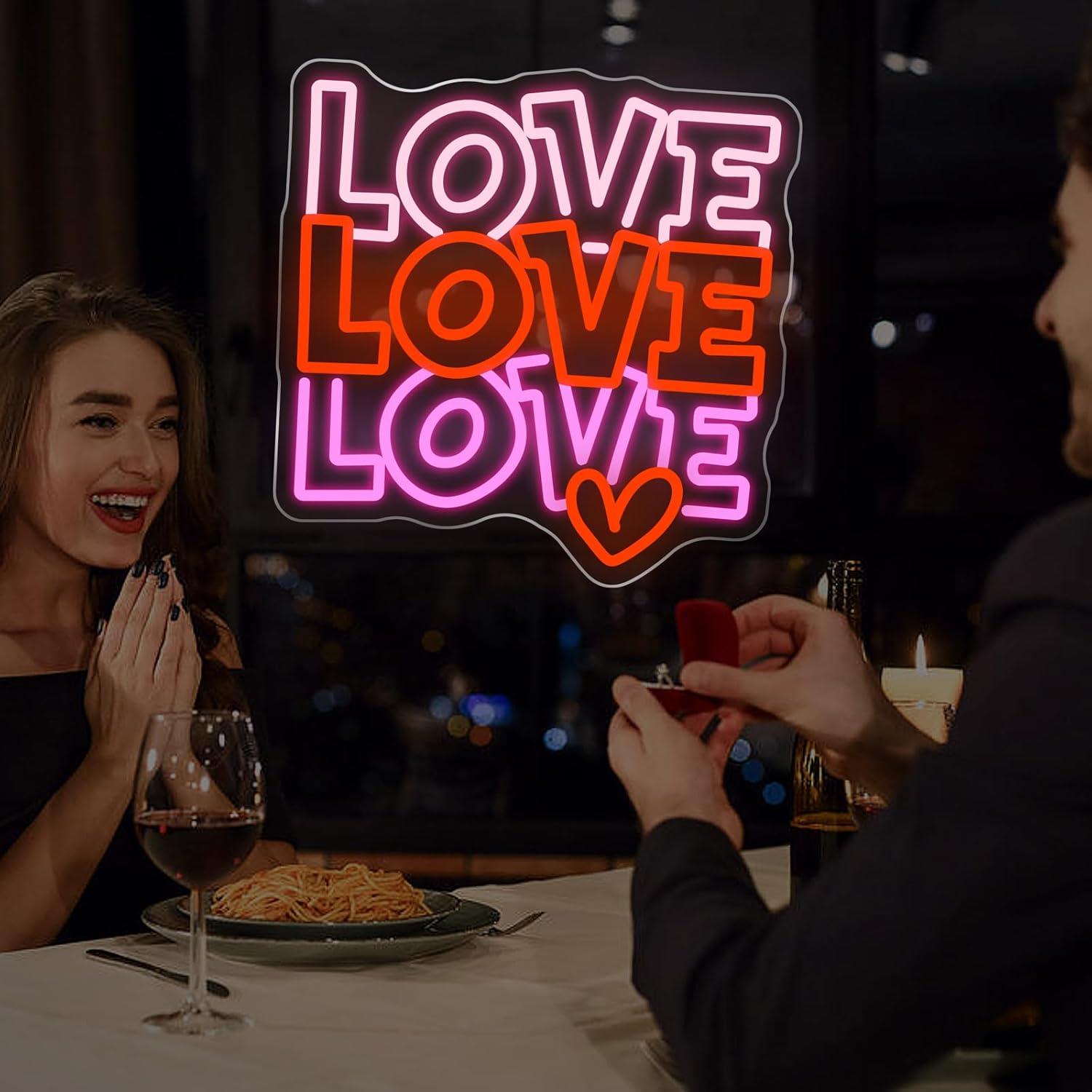 Love Neon Sign USB Dimmable LE - Wedding Shop 评论和价格