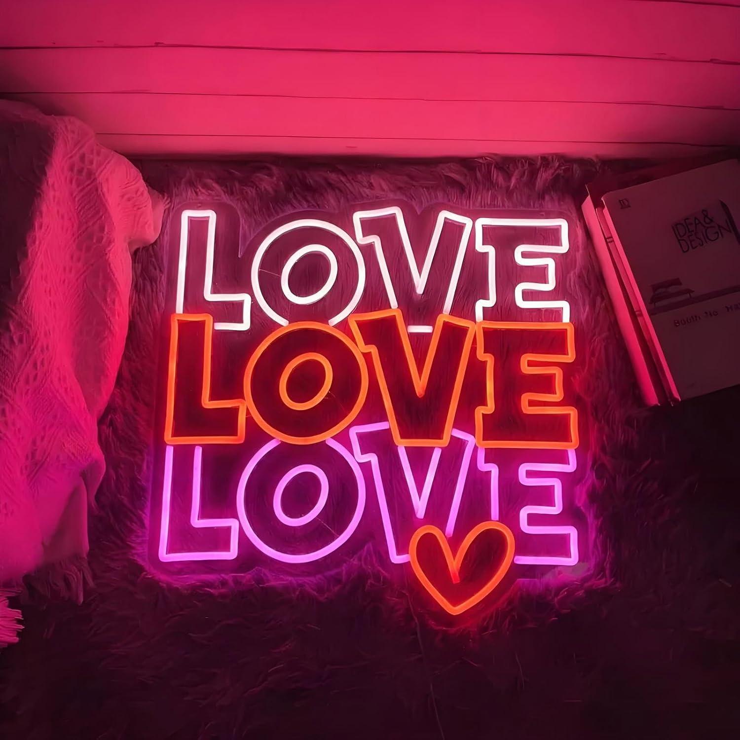 Love Neon Sign USB Dimmable LE - Wedding Shop 评论和价格