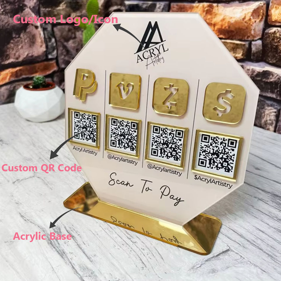 Personalized QR Code Acrylic S - Wedding Solution 评论和价格