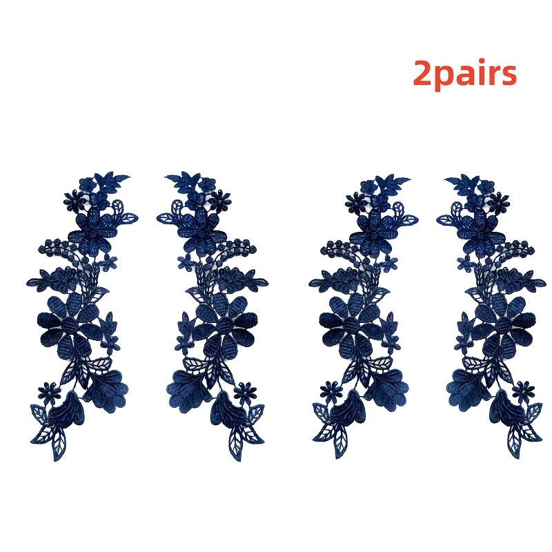 2 Pairs High-quality Floral La - Wedding Dress Supply 评论和价格