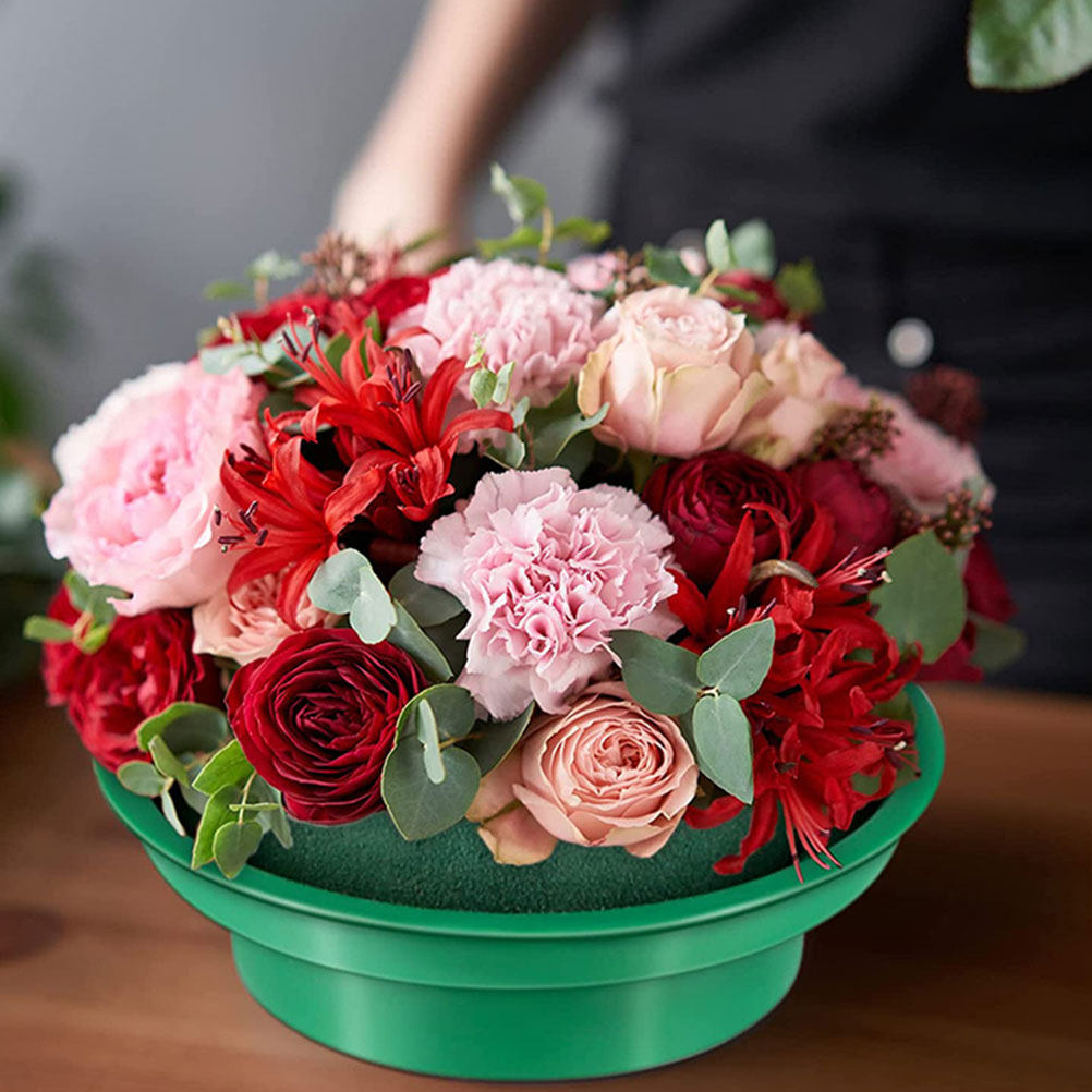 2Pcs Round Floral Mud Floral A - Wedding Supply Decor 评论和价格