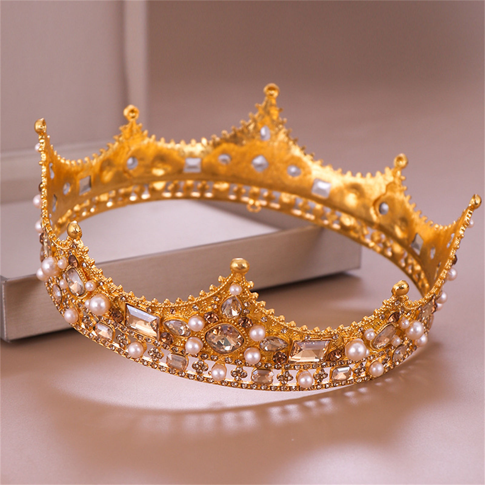 Bridal Crown Rhinestone Tiara  - Wedding Supply Decor 评论和价格
