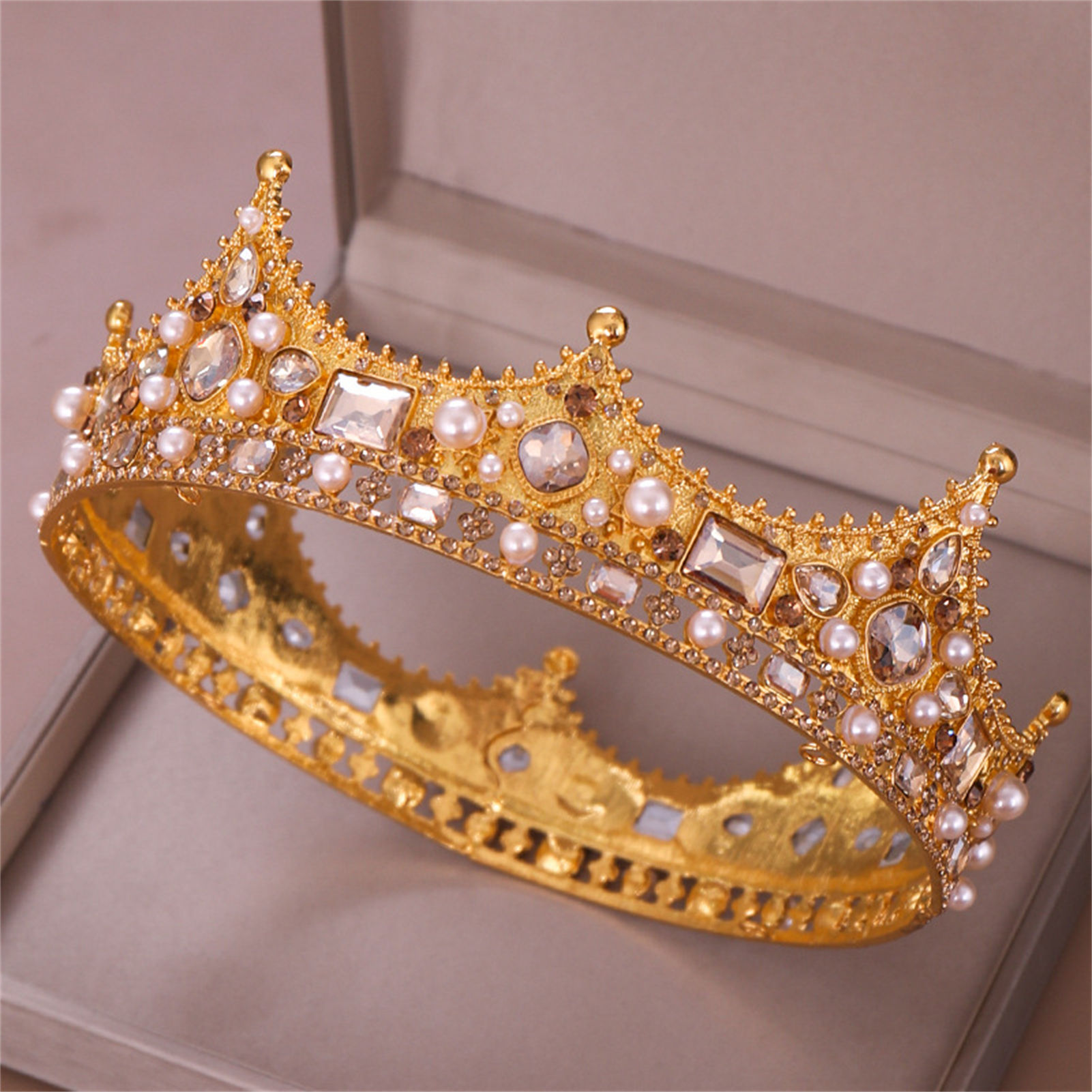 Bridal Crown Rhinestone Tiara  - Wedding Supply Decor 评论和价格